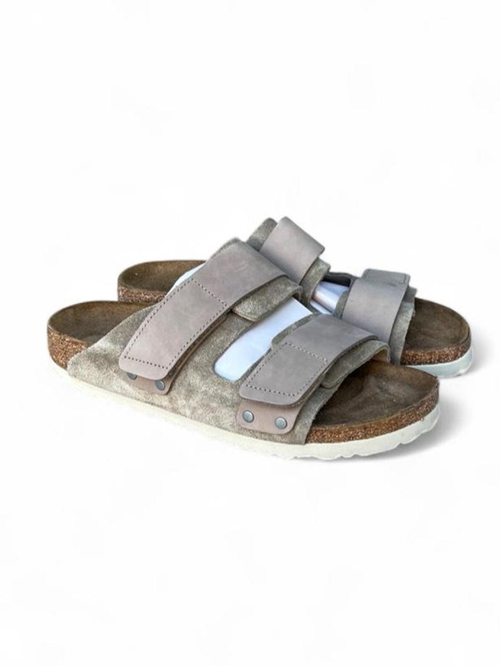 Birkenstock Kyoto Taupe Suede Sandals EU 39 Women’s 8 Narrow